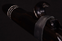 Nigerian Ebony Native American Flute, Minor, Mid G-4, #G21D